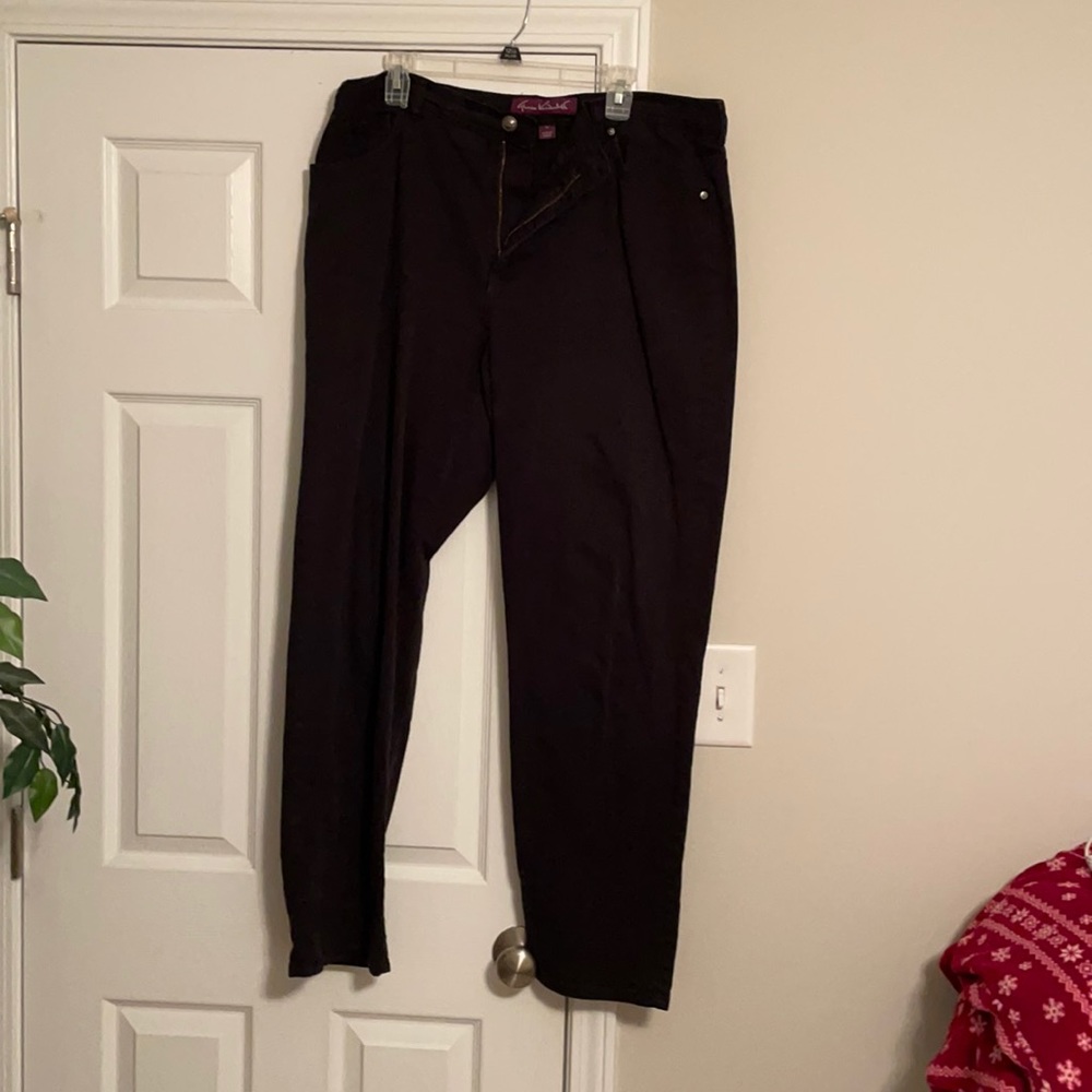 Gloria Vanderbilt Black Size 18 Jeans